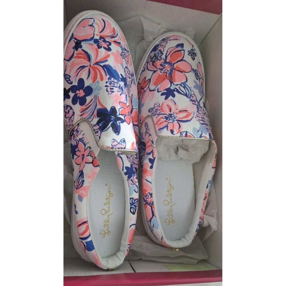 Lilly Pulitzer Julie Slip On Sneaker Size 10M New
